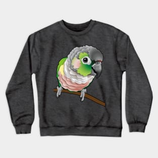 Super Cute Green Opal Yellow Side Conure Crewneck Sweatshirt